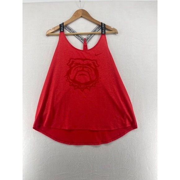 Nike Tops - Women's Nike University of Georgia Red Dri-Fit Tank Top Athletic Size XXL